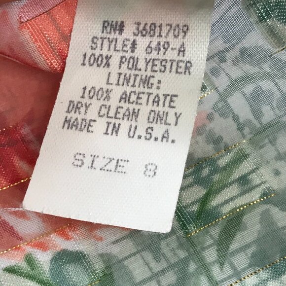 Vintage Julian Wilder Deadstock Sheer Cardigan Women's 8 Lord & Taylor USA NEW - Picture 5 of 13